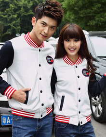 秋冬装情侣装 韩版女春装 棒球服情侣<em>卫衣大码</em>