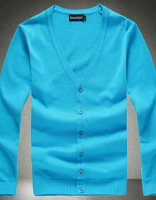 2014春装新款<em>男士针织</em>衫时尚<em>开衫</em>毛衣V领针织