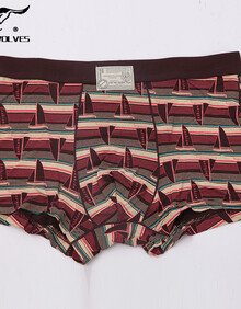 <em>七匹狼SEPTWOLVES</em>新款时尚<em>男式</em>平角<em>内裤</em>男