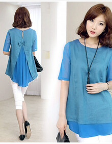 <em>雪纺衫</em>女短袖2013夏装新款<em>女装雪纺衫</em>亚麻上