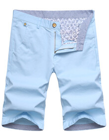 D-KAF男式休闲<em>短裤</em> 浅蓝色 <em>28</em>怎么样,评论