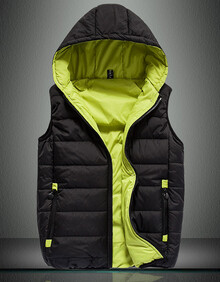 2014春装新款<em>男士棉马甲时尚</em>连帽加厚保暖羽