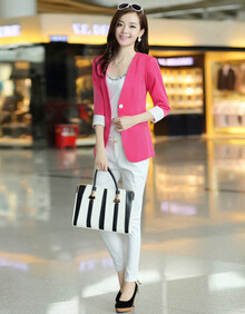 依泽麦布2013新款<em>女装 小西装</em>女外套 韩版修身