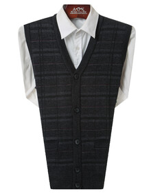 hanris瀚瑞 2014冬季<em>男羊毛马甲</em>男士鸡心领毛