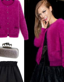 女士貂绒衫<em>开衫</em>女长毛貂绒衫长毛<em>水貂绒</em>衫<em>开衫</em>