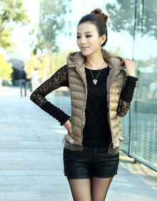 2013秋冬装<em>新款</em>气质<em>女士</em>短款大码<em>马夹</em>韩版修