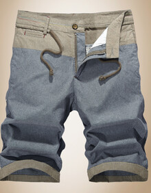 季新品男装松紧带沙滩五分裤<em>短裤子 男 休闲</em>裤