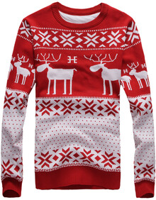 kuziman2014新款男装韩版圆领<em>毛衣男士</em>时尚小