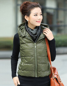 奢彩 2014春装<em>马甲</em>女 <em>新款</em>韩版<em>女装</em>羽绒棉背心
