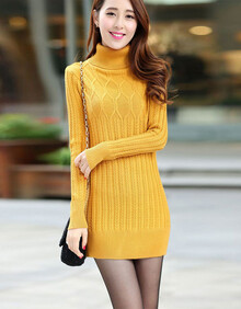 欧思范斯2014春季新款女式 长袖高领<em>毛衣</em>打底