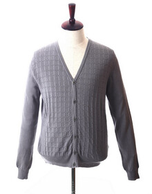 lein CK凯文克莱 男士美利奴羊毛针织衫 <em>开衫</em> 烟