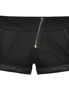 Ele.area 2013春秋新款 毛呢pu<em>皮短裤</em>靴裤<em>女装</em>