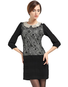 BBLLUUEE<em>粉蓝</em>衣橱 2014<em>春季</em>新款<em>女装</em> 七分袖