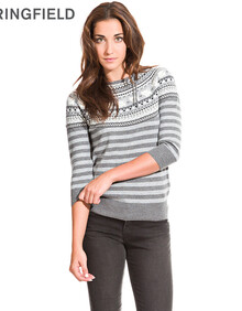 <em>SPRINGFIELD</em> 2014春装上衣<em>女装</em>针织衫 钩花