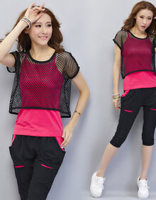 乘一女装夏装新款夏装镂空韩版休闲套装<em>女款</em>短