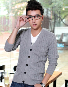 娜美莎琪可<em>货到付款针织</em>衫男毛衣<em>开衫</em>毛衣外套