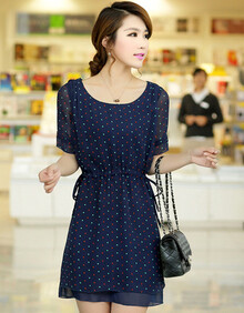 014新品夏装 气质休闲 1209 <em>淑女碎花连衣裙</em> 宝