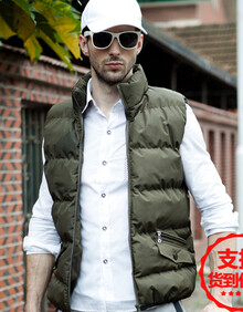 马克伯格 2013秋冬休闲<em>男装外套</em>棉<em>马夹</em> 男韩版