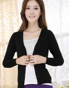 玫凌2014春装新款百搭显瘦<em>薄针织</em>衫<em>女开衫</em>修