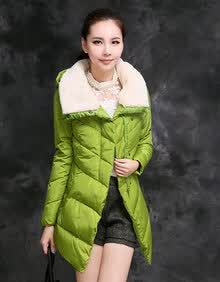 轻舞飞扬<em>冬装</em>外套棉衣<em>女长棉服</em>2013新款韩版