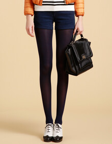 莉娅GOELIA 2013秋冬新款 拼花边牛仔<em>短裤</em>13