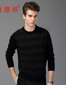 <em>恒源祥</em>羊毛衫男 2014秋冬装<em>男装</em>男士<em>毛衣</em> 圆领