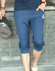 2014男士休闲裤卫裤哈伦七分裤<em>男运动马裤</em>夏