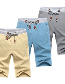 2014夏装<em>新款男士</em>休闲<em>短裤</em>松紧腰带<em>短裤</em>C10