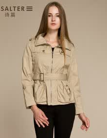 诗篇<em>品牌女装</em> 2013秋季新款长袖短<em>外套</em> 英伦纯