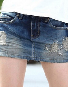 妹魅 2014<em>夏装</em>新品韩版裙裤夏<em>牛仔短裤裙</em>潮 短