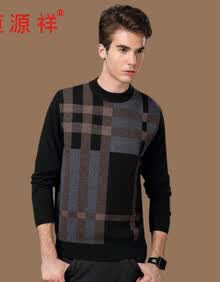 <em>恒源祥</em>羊毛衫男 2013秋冬装<em>男装</em>男士<em>毛衣</em> 时尚