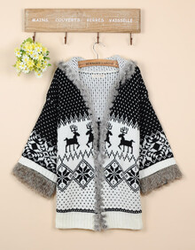 <em>艾米</em>恋 春季新品韩版<em>女装开衫</em>宽松蝙蝠袖<em>针织</em>