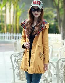 玛依米洛2014新款女装秋款<em>外套</em>韩版<em>女士</em>中长