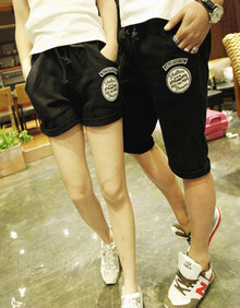 丹杰仕 2014夏季<em>情侣</em>装 韩版<em>情侣短裤</em> 运动<em>休闲</em>