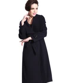 <em>波司登</em>2013<em>冬季</em>新款<em>女装</em>羊毛大衣 长款系腰带
