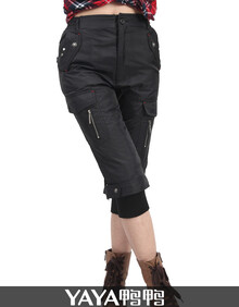 鸭鸭羽绒裤女外<em>穿</em>加厚靴裤女秋冬七分裤7分马