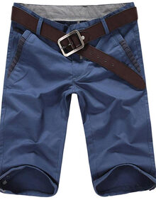 货到付款2014夏装新品男士<em>休闲短裤男</em>纯色短