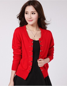 精品2014春季新款<em>羊绒开衫</em>短款<em>针织</em>衫长袖外