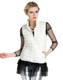 BIOPLAZM百普拉姿 2012冬新款女羽绒服<em>马甲</em>