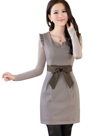 夕昕 2013<em>春季女装清仓</em> 甜美打底蝴蝶结无袖羊