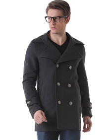 【FTOC】<em>春秋款</em> 新款 男式 <em>外套</em>掩门襟优质羊