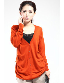 尚尔一 女式秋装欧美<em>针织衫</em> 羊绒毛衣<em>开衫</em>外套