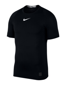 耐克NIKE 男子 紧身 T恤 NIKE PRO TOP 训练 短袖 838094-010黑色L码