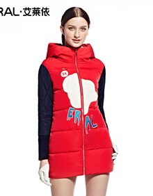 艾莱依羽绒服女款中长款