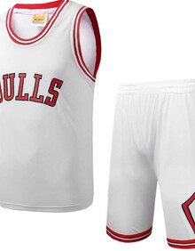 公牛队篮球服 老乔丹红色23号球衣 飞人乔丹球