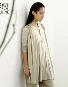 素缕Souline《<em>蒹葭</em>苍苍》2014春装宽松中长长