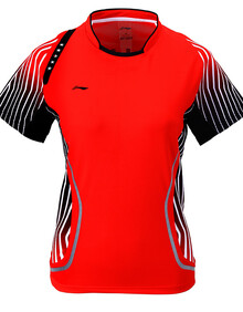 <em>李宁LINING</em>羽毛球服 男<em>女士</em>运动T恤 短袖 <em>运动</em>