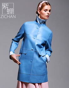 粉色宽松型 真皮皮衣 女装 服饰内衣 【行情 价格 评价 正品行货】-京东