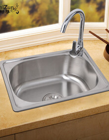 厨房水槽单槽水盆单盆洗碗池洗菜盆洗碗盆一体