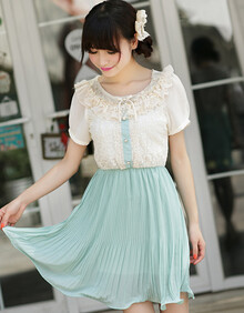 爱思韩 2014夏装新款<em>韩版</em>时尚<em>女装</em>甜美短袖公